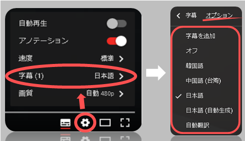 Youtubeで字幕 翻訳の表示設定のやり方 設定ができない原因とは スマホyoutubeアプリ Pc対応 スマホサポートライン