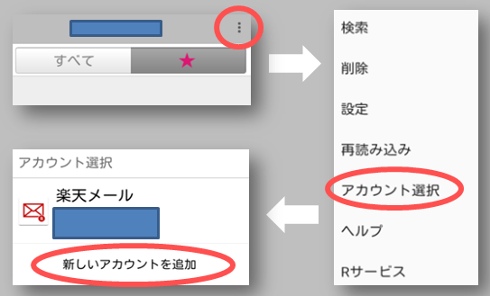 楽天メールアプリの使い方 Gmailなど複数アカウント追加 削除のやり方 スマホサポートライン