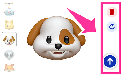 Iphone X アニ文字 しゃべる犬 猫 豚の作成 送信 保存のやり方 スマホサポートライン