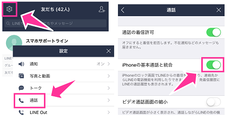 Iphone電話アプリの履歴に表示するlineオーディオを消す方法 スマホサポートライン