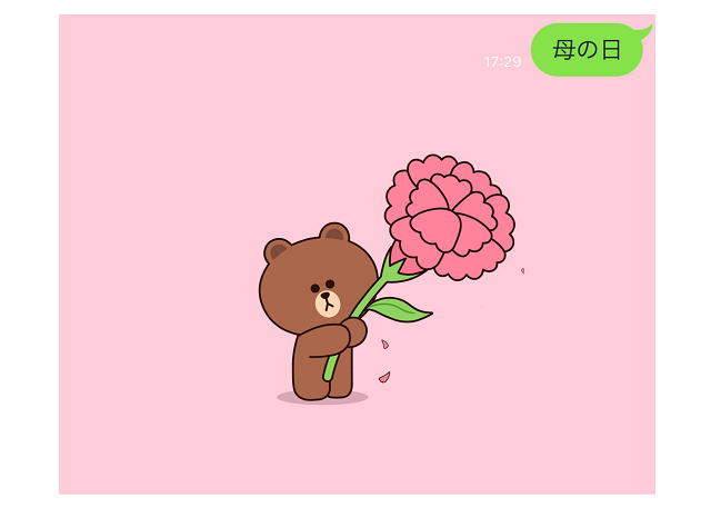 LINE「母の日」背景エフェクトが出ない場合の対処法！Androidは非対応 