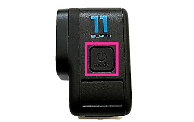 GoPro HERO11 Blackのモードボタン